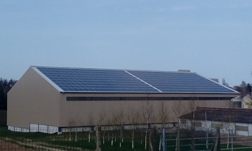 toiture inclinée panneaux solaire